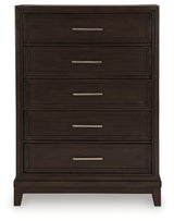 Neymorton King Panel Bed, Dresser, Mirror, Chest and 2 Nightstands