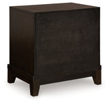 Neymorton Queen Upholstered Panel Bed, Dresser, Mirror and Nightstand