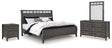 Furniture City Houma - Ashley Furniture - Montillan Queen Panel Bed, Dresser, Mirror and Nightstand - Queen Panel Bed, Dresser, Mirror and Nightstand - B651B8