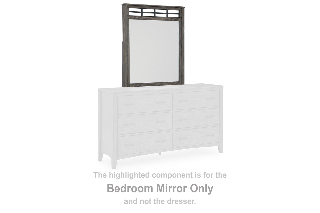 Furniture City Houma - Ashley Furniture - Montillan Bedroom Mirror - Bedroom Mirror / Grayish Brown - B651-36