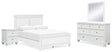 Furniture City Houma - Ashley Furniture - Fortman Queen Panel Bed, Dresser, Mirror and Nightstand - Queen Panel Bed, Dresser, Mirror and Nightstand - B680B12