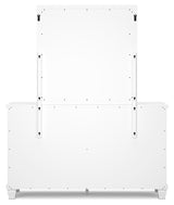 Fortman Queen Panel Bed, Dresser, Mirror and Nightstand