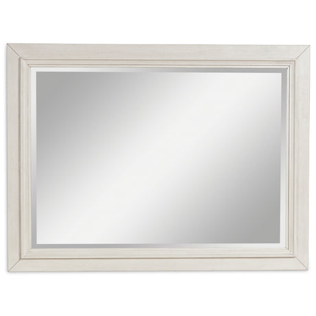 Furniture City Houma - Ashley Furniture - Shaybrock Bedroom Mirror - Bedroom Mirror / Antique White/Brown - B683-36