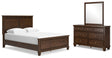 Furniture City Houma - Ashley Furniture - Danabrin Queen Panel Bed, Dresser and Mirror - Queen Panel Bed, Dresser and Mirror - B685B3