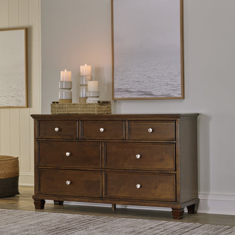Furniture City Houma - Ashley Furniture - Danabrin Dresser - Dresser / Brown - B685-31