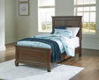 Furniture City Houma - Ashley Furniture - Danabrin Bedroom - King Panel Storage Bed / Brown - B685B18