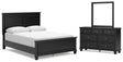 Furniture City Houma - Ashley Furniture - Lanolee Queen Panel Bed, Dresser and Mirror - Queen Panel Bed, Dresser and Mirror - B687B7