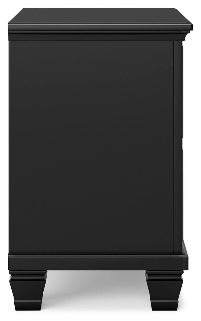 Lanolee Queen Panel Bed, Dresser, Mirror and Nightstand