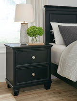 Lanolee California King Panel Bed, Dresser, Chest and 2 Nightstands