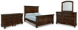 Furniture City Houma - Ashley Furniture - Porter Queen Panel Bed, Dresser, Mirror and 2 Nightstands - Queen Panel Bed, Dresser, Mirror and 2 Nightstands - B697B52