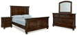 Furniture City Houma - Ashley Furniture - Porter Queen Panel Bed, Dresser, Mirror and Nightstand - Queen Panel Bed, Dresser, Mirror and Nightstand - B697B29