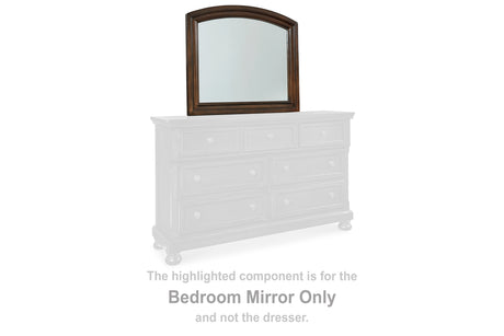 Furniture City Houma - Ashley Furniture - Porter Bedroom Mirror - Bedroom Mirror / Rustic Brown - B697-36