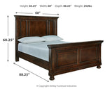 Porter Queen Panel Bed, Dresser, Mirror and 2 Nightstands