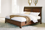 Furniture City Houma - Ashley Furniture - Trellington Bedroom - Queen Sleigh Storage Bed / Brown - B716B1
