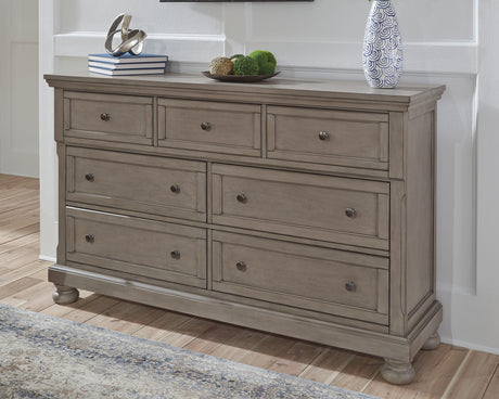 Furniture City Houma - Ashley Furniture - Lettner Dresser - Dresser / Light Gray - B733-31