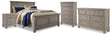 Furniture City Houma - Ashley Furniture - Lettner California King Panel Bed, Dresser, Chest and 2 Nightstands - California King Panel Bed, Dresser, Chest and 2 Nightstands - B733B47