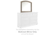Furniture City Houma - Ashley Furniture - Lettner Bedroom Mirror - Bedroom Mirror / Light Gray - B733-36
