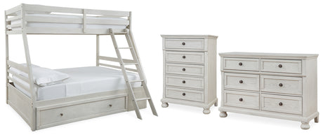 Furniture City Houma - Ashley Furniture - Robbinsdale Twin over Full Bunk Bed, Dresser and Chest - Twin over Full Bunk Bed, Dresser and Chest - B742B32