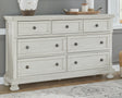 Furniture City Houma - Ashley Furniture - Robbinsdale Dresser - Dresser / Antique White - B742-31