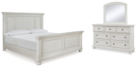 Furniture City Houma - Ashley Furniture - Robbinsdale Queen Panel Bed, Dresser and Mirror - Queen Panel Bed, Dresser and Mirror - B742B4