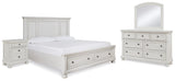 Furniture City Houma - Ashley Furniture - Robbinsdale Queen Storage Bed, Dresser, Mirror and Nightstand - Queen Storage Bed, Dresser, Mirror and Nightstand - B742B28