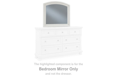 Furniture City Houma - Ashley Furniture - Robbinsdale Bedroom Mirror - Bedroom Mirror / Antique White - B742-36