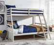 Furniture City Houma - Ashley Furniture - Robbinsdale Twin over Full Bunk Bed - Twin over Full Bunk Bed / Antique White - B742B17