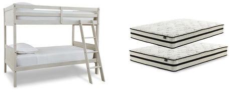 Robbinsdale Bunk Bed and Mattresses