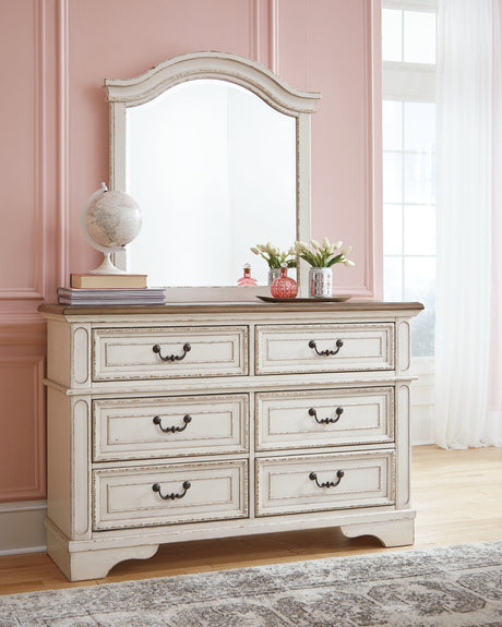 Furniture City Houma - Ashley Furniture - Realyn Dresser and Mirror - Dresser and Mirror - B743B12