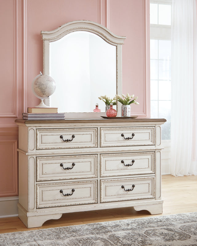 Furniture City Houma - Ashley Furniture - Realyn Dresser and Mirror - Dresser and Mirror - B743B12