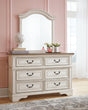 Furniture City Houma - Ashley Furniture - Realyn Dresser and Mirror - Dresser and Mirror - B743B12
