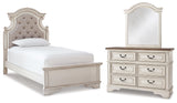 Furniture City Houma - Ashley Furniture - Realyn Twin Bed, Dresser and Mirror - Twin Bed, Dresser and Mirror - B743B16