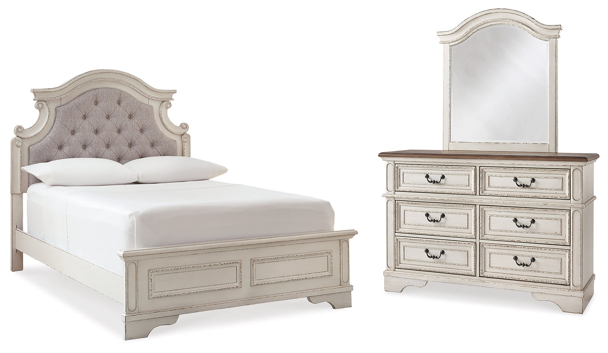Furniture City Houma - Ashley Furniture - Realyn Full Panel Bed, Dresser and Mirror - Full Panel Bed, Dresser and Mirror - B743B17