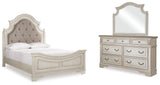 Realyn Queen Upholstered Panel Bed