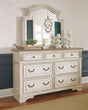 Furniture City Houma - Ashley Furniture - Realyn Dresser and Mirror - Dresser and Mirror / Two-tone - B743B1