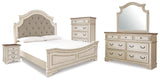 Furniture City Houma - Ashley Furniture - Realyn King Panel Bed, Dresser, Mirror, Chest and Nightstand - King Panel Bed, Dresser, Mirror, Chest and Nightstand - B743B89