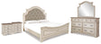 Furniture City Houma - Ashley Furniture - Realyn King Panel Bed, Dresser, Mirror and 2 Nightstands - King Panel Bed, Dresser, Mirror and 2 Nightstands - B743B70