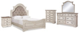 Realyn Queen Upholstered Panel Bed