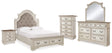 Furniture City Houma - Ashley Furniture - Realyn Queen Panel Bed, Dresser, Mirror, Chest and Nightstand - Queen Panel Bed, Dresser, Mirror, Chest and Nightstand - B743B46