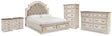 Furniture City Houma - Ashley Furniture - Realyn King Storage Bed, Dresser, Chest and 2 Nightstands - King Storage Bed, Dresser, Chest and 2 Nightstands - B743B69