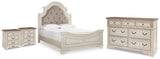 Realyn Queen Upholstered Panel Bed