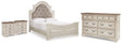 Furniture City Houma - Ashley Furniture - Realyn Queen Upholstered Panel Bed, Dresser and 2 Nightstands - Queen Upholstered Panel Bed, Dresser and 2 Nightstands - B743B67