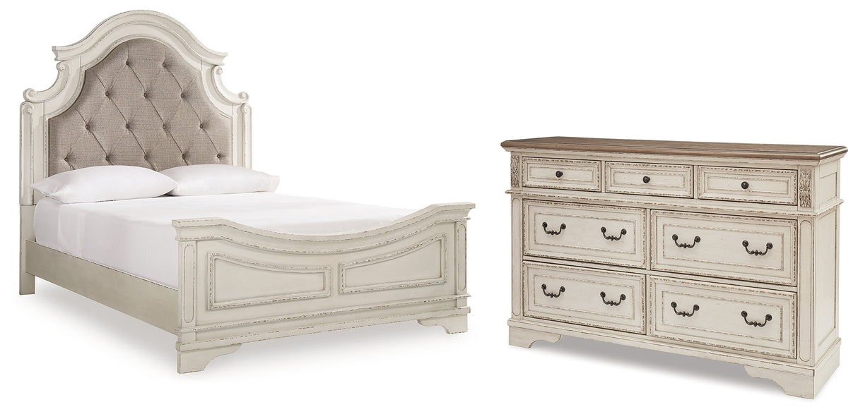 Furniture City Houma - Ashley Furniture - Realyn Queen Panel Bed and Dresser - Queen Panel Bed and Dresser - B743B72