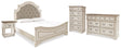 Furniture City Houma - Ashley Furniture - Realyn King Upholstered Panel Bed, Dresser, Chest and Nightstand - King Upholstered Panel Bed, Dresser, Chest and Nightstand - B743B41