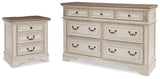 Furniture City Houma - Ashley Furniture - Realyn Dresser and 2 Nightstands - Dresser and 2 Nightstands - B743B39