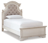 Realyn Twin Panel Bed, Dresser, Mirror and Nightstand