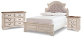 Furniture City Houma - Ashley Furniture - Realyn Full Panel Bed, Dresser and Nightstand - Full Panel Bed, Dresser and Nightstand - B743B26