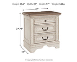 Realyn King Upholstered Panel Storage Bed and 2 Nightstands