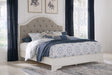 Furniture City Houma - Ashley Furniture - Blendon King Upholstered Panel Bed - King Upholstered Panel Bed / Rustic Brown - B747B3