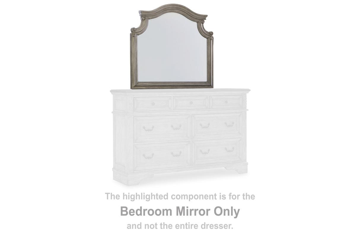 Furniture City Houma - Ashley Furniture - Lodenbay Bedroom Mirror - Bedroom Mirror / Antique Gray - B751-36